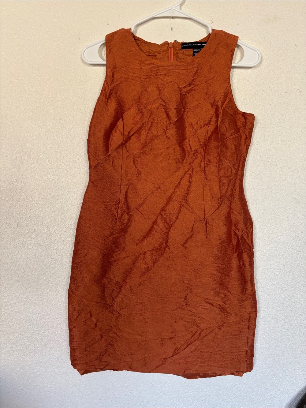 Vtg SILK sheath dress